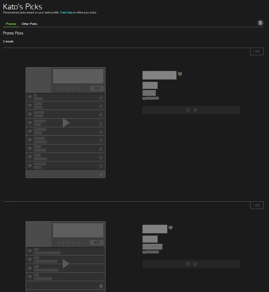 Internal player UI mockup